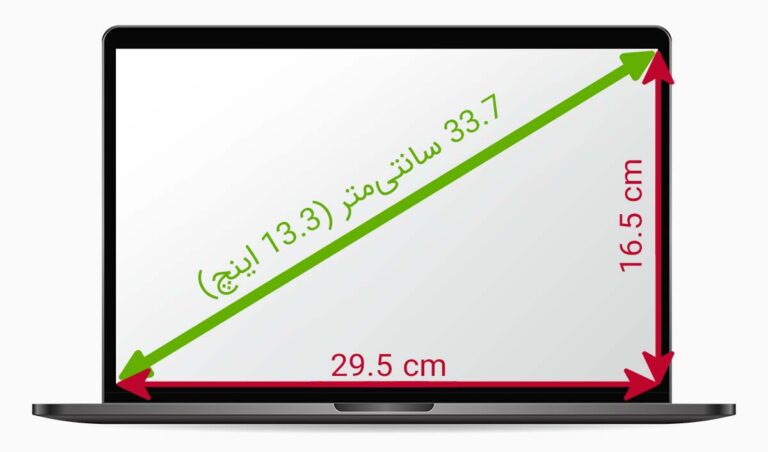 از کجا بفهمیم لپ تاپ چند اینچ است؟